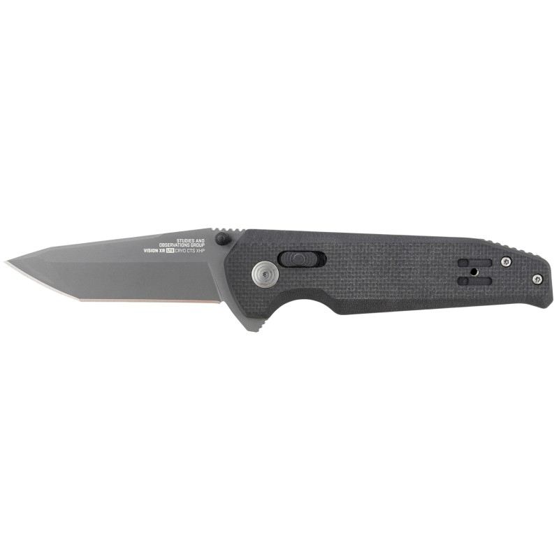 S.O.G SOG12570757 Vision XR LTE 3.36 Tanto StraightCTS XHP Blade Black G10 Handle