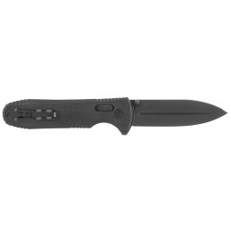 S.O.G SOG12610557 Pentagon XR LTE 3.60 Folding Spear Point Graphite TiNi Cryo CTS XHP BladeBlack G10 Handle Includes Belt Clip