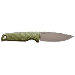 S.O.G SOG17790357 Altair FX 3.40 Fixed Plain Satin TiNi Cryo CPM 154 SS Blade Field Green GRN Handle