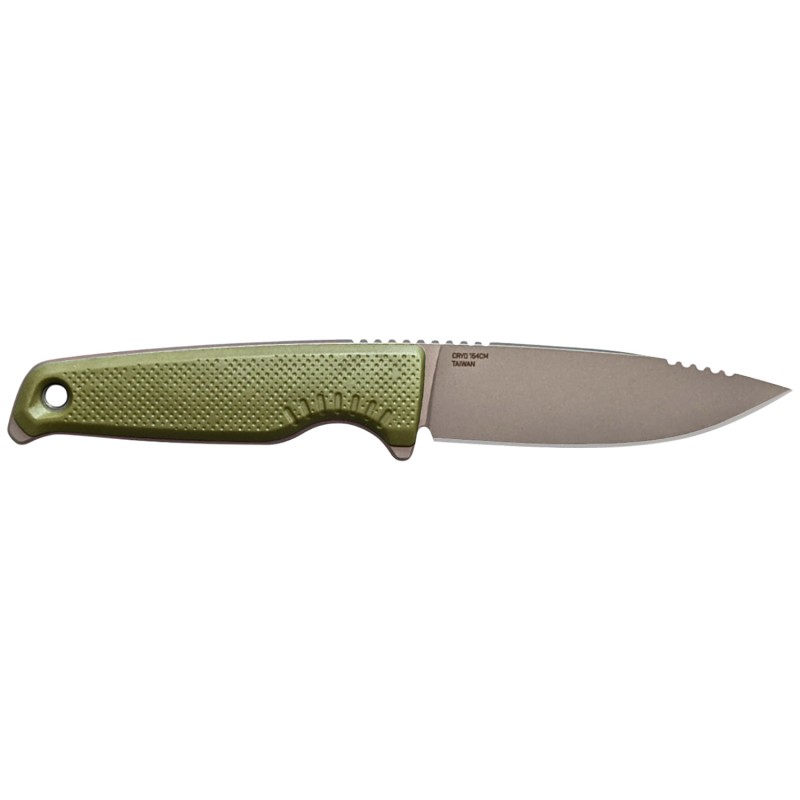 S.O.G SOG17790357 Altair FX 3.40 Fixed Plain Satin TiNi Cryo CPM 154 SS Blade Field Green GRN Handle