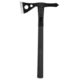 S.O.G SOGF01TNCP Tactical  2.75 Blade 420HC SS Blade Black Side Hammer Checkering GRN Handle 15.75 Long Tomahawk