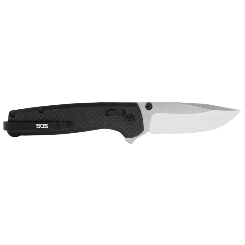 S.O.G SOGTM1025BX Terminus XR 2.95 Folding Clip Point Plain Satin CPM S35VN SS Blade Black G10Carbon Fiber Handle Features Box P