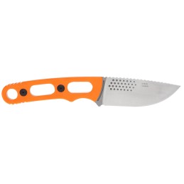 S.O.G SOG17330157 Ether FX 3.10 Fixed Drop Point Plain Brushed Satin CPM S35VN SS Blade Blaze Orange Textured G10 Handle