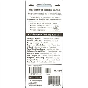 Saltwater Fishing Knot Cards