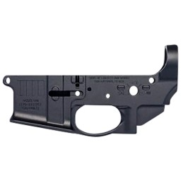 Sons Of Liberty Gun Works BROADSWORDLR Broadsword Ambi Stripped Lower Receiver Black Anodized Aluminum Ambi Controls Flared Magw