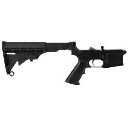 Sons Of Liberty Gun Works MILSPECLOWER MilSpec Complete Lower 5.56x45mm NATO Black M4 Style Stock A2 Grip LFT Trigger