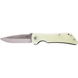 Southern Grind SG03030004 Bad Monkey  4 Folding Drop Point Plain Satin 14C28N Steel Blade 5.25 Jade Ghost Green G10 Handle Inclu