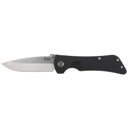 Southern Grind SG03030001 Bad Monkey  4 Folding Drop Point Plain Satin 14C28N Steel Blade 5.25 Black G10 Handle Includes Pocket 