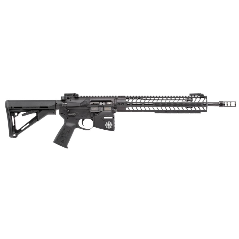 Spikes STR5620M2R Rare Breed Crusader  5.56x45mm NATO 14.50 No Magazine Black Hard Coat Anodized Adjustable Magpul CTR Stock