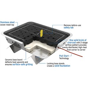 Pull Start Fire Grill