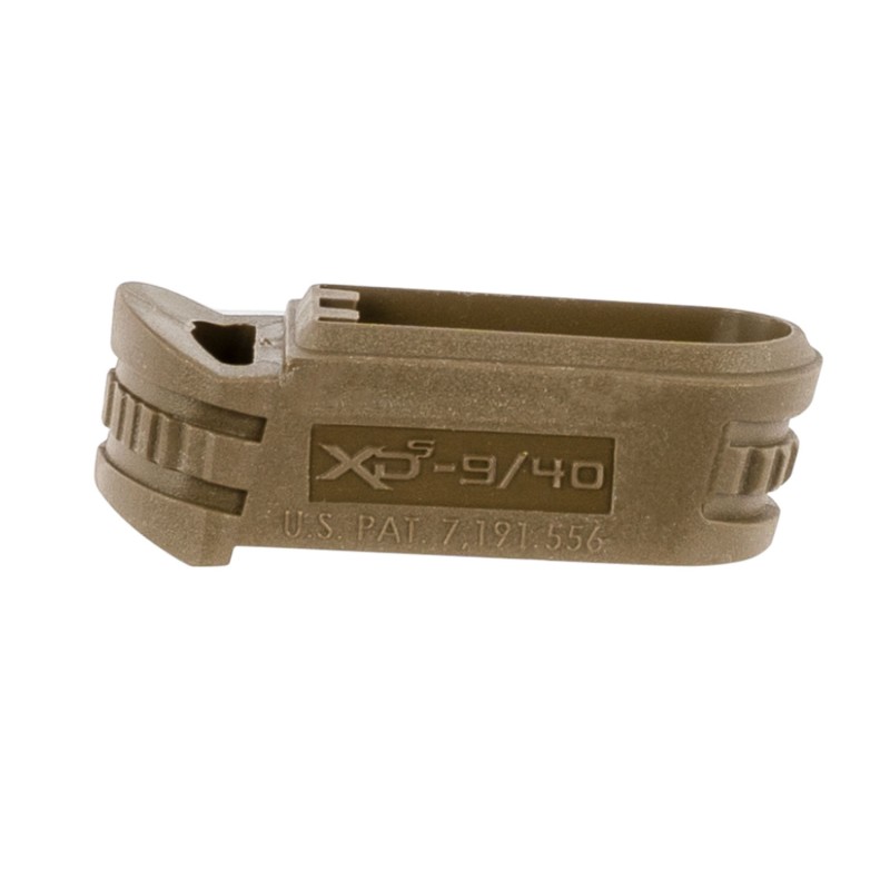 Springfield Armory XDS5902MFDE Backstrap Sleeve  made of Polymer with Flat Dark Earth  1 Piece Design for 9mm Luger Springfield 