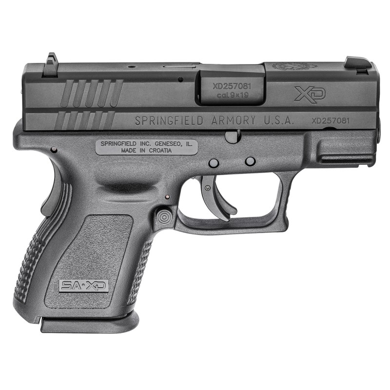 Springfield Armory XDD9801HC XD Defend Your Legacy SubCompact 9mm Luger 131 3 Black Melonite Steel Barrel  Serrated Slide Black 