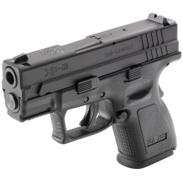 Springfield Armory XDD9801 XD Defend Your Legacy SubCompact 9mm Luger 101 3 Black Melonite Steel Barrel  Serrated Slide Black Po