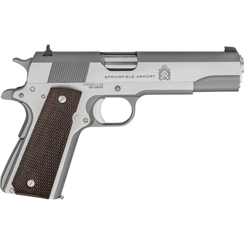 Springfield Armory PBD9151L 1911 MilSpec Defend Your Legacy 45 ACP 71 5 Stainless Steel Match Grade Barrel Stainless Serrated Sl