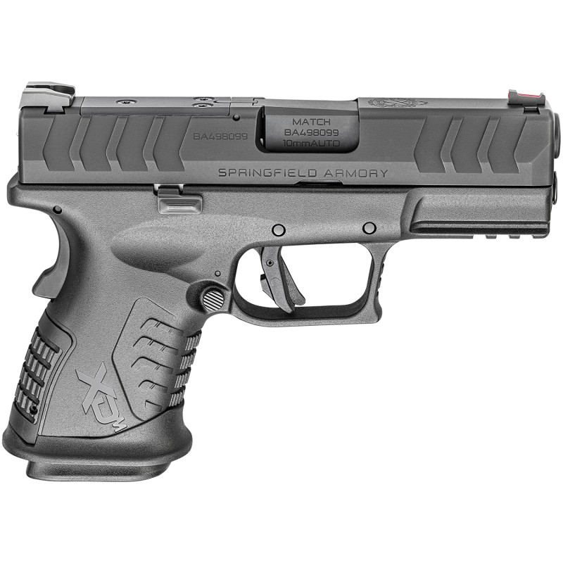 Springfield Armory XDME93810CBHCOSP XDM Elite Compact OSP 10mm Auto 3.80 111 Black Melonite Steel SlideBarrel with Optic Cut Bla