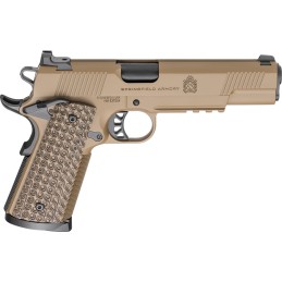 Springfield Armory PC9125LRCB 1911 TRP  45 ACP 81 5 Black Match Grade Barrel Coyote Brown Cerakote Serrated Carbon Steel Slide  