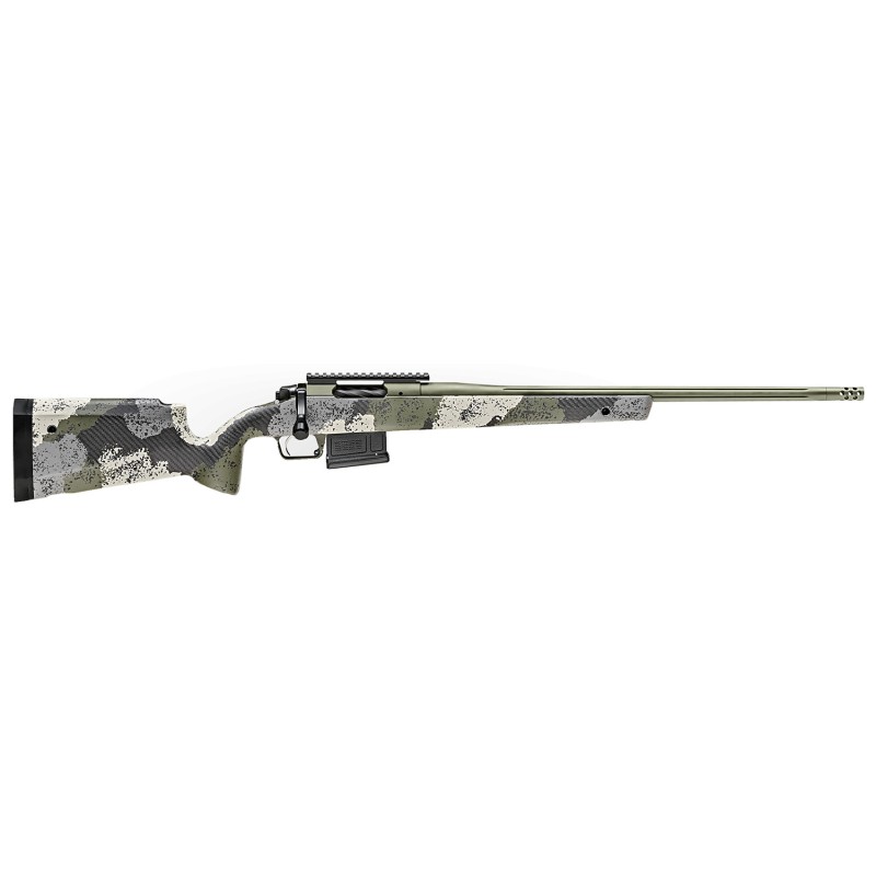 Springfield Armory BAW92265CMG Model 2020 WayPoint  6.5 Creedmoor 51 Cap 22 MilSpec Green Cerakote RecBarrel Evergreen Camo Carb