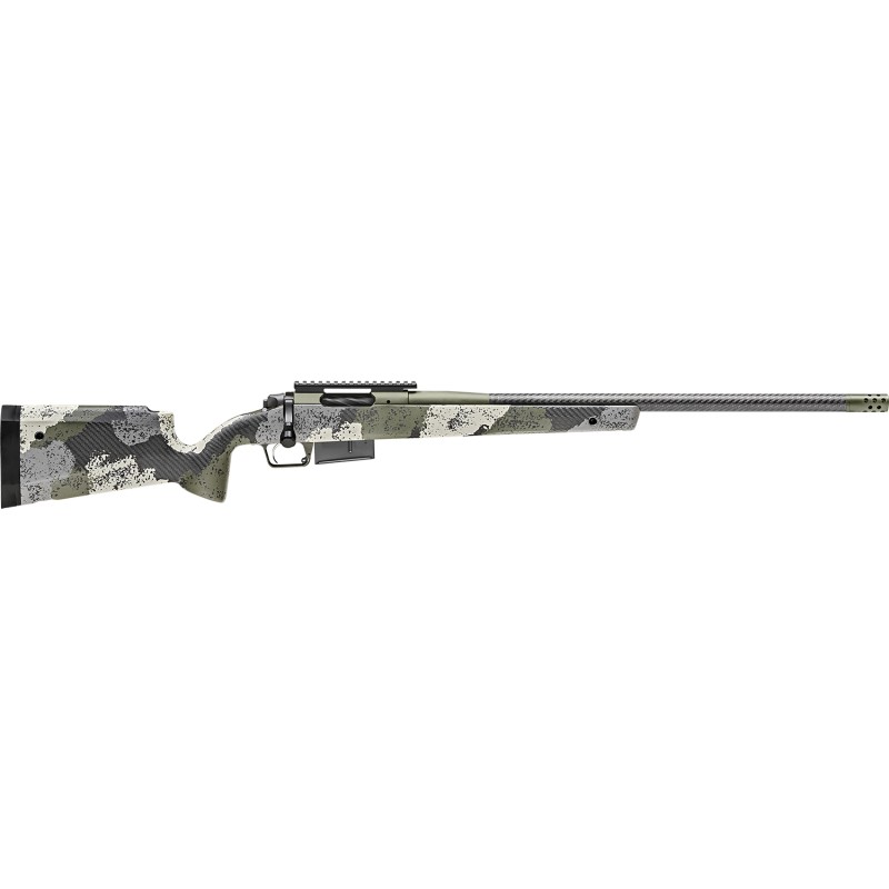 Springfield Armory BAW92465PRCCFG 2020 WayPoint  6.5 PRC 31 24 CF Evergreen Camo Hybrid Profile wMLOK Stock MilSpec Green Cerako