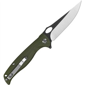 Gavial Linerlock Green G10
