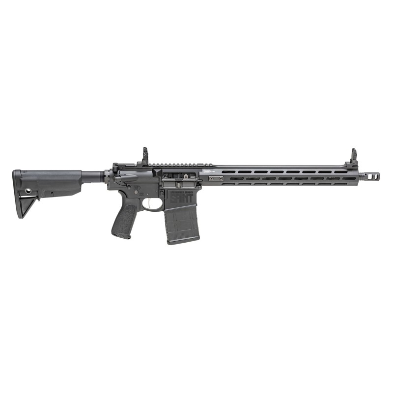 Springfield Armory STV916308B SAINT Victor 308 Win 201 16 Black Melonite Barrel Black Hard Coat Anodized Rec Black Adjustable Br