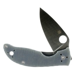 Spyderco C220GPGY Polestar  3.30 Folding Drop Point Plain CTS BD1 SS Blade Gray G10 Handle Includes Pocket Clip