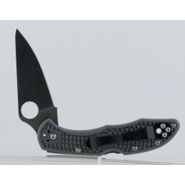 Spyderco C11FPGY Delica 4 Lightweight 2.88 Folding Drop Point Plain VG10 SS Blade Gray FRN Handle Includes Pocket Clip