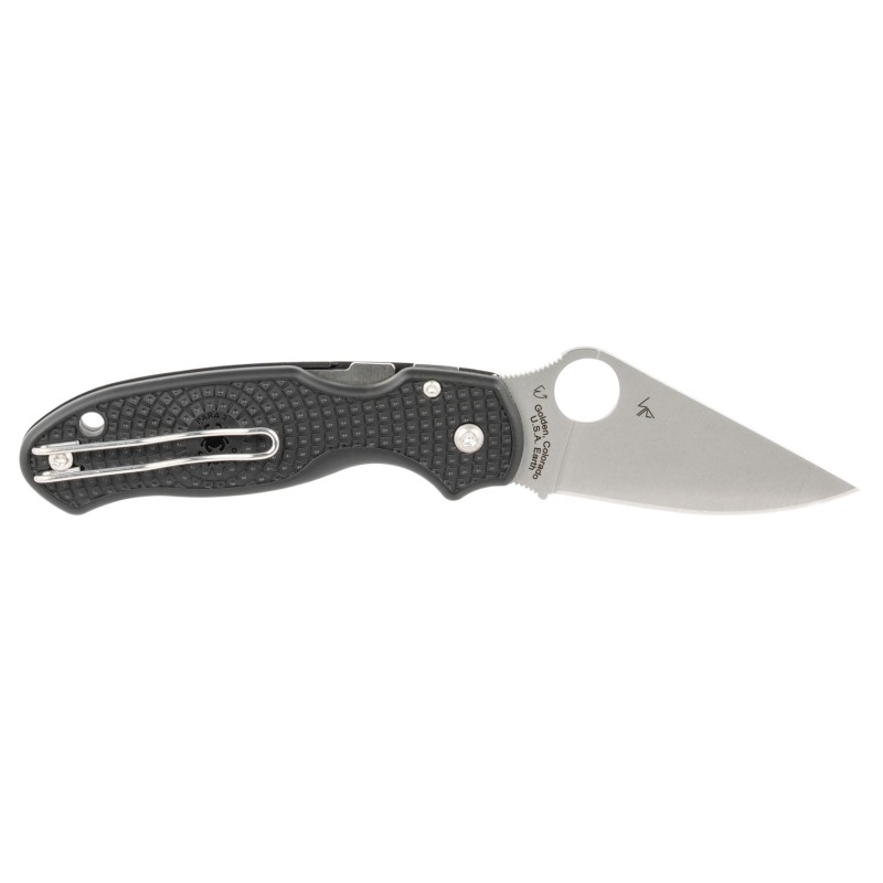 Spyderco C223PBK Para 3 Lightweight 2.92 Folding Clip Point Plain CTS BD1 SS Blade FRN Black Includes Pocket Clip