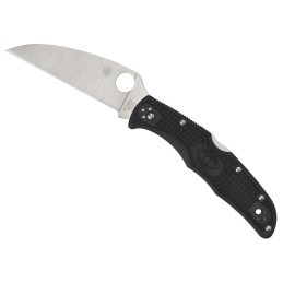 Spyderco C10FPWCBK Endura 4 Lightweight 3.78 Folding Wharncliffe Plain VG10 SS Blade Black BiDirectional Texturing FRN Handle In