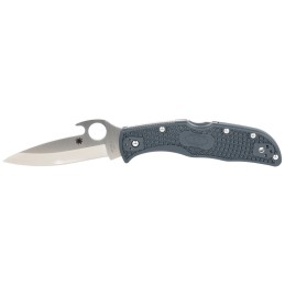 Spyderco C243PGYW Endela Lightweight 3.41 Folding Clip Point Plain VG10 SS Blade BlueGray FRN Handle Includes Pocket Clip