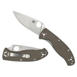 Spyderco C122GBNM4PS Tenacious  3.35 Folding Part Serrated CPM M4 BladeBrown Textured G10 Handle Includes Pocket Clip