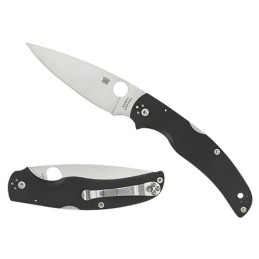 Spyderco C244GP Native Chief Lightweight 4.02 Folding Plain Stonewashed CTS BD1N SS BladeBlack Textured FRN Handle Includes Pock