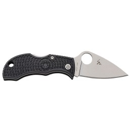 Spyderco MBKLFP Manbug  1.90 Stonewashed VG10 SS Blade Black Textured FRN Handle