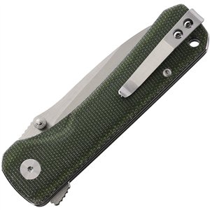 Hawk Linerlock Green Micarta