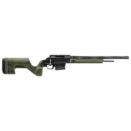 Stag Arms SABR01030001 Pursuit  308 Win 51 18 ThreadedFluted Sporter Black BarrelRec OD Green OEM Hybrid Hunter Stock TriggerTec