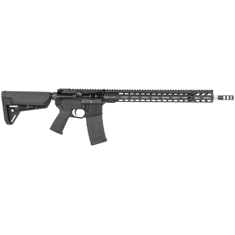 Stag Arms 15000611 Stag 15 3Gun Elite 5.56x45mm NATO 18 301 Black Hard Coat Anodized Rec Black Adjustable Magpul SLS Stock Black