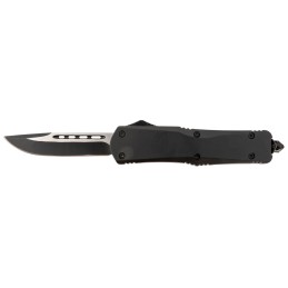 Steel River Knives T624BDP Spartan  3.75 Drop Point BlackSilver 440C SS Blade 5.5 Black Aluminum Zinc Alloy Handle