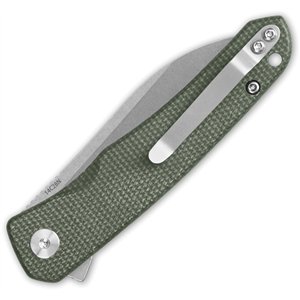 Otter Linerlock Green Micarta
