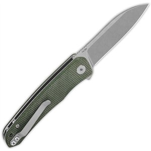 Otter Linerlock Green Micarta