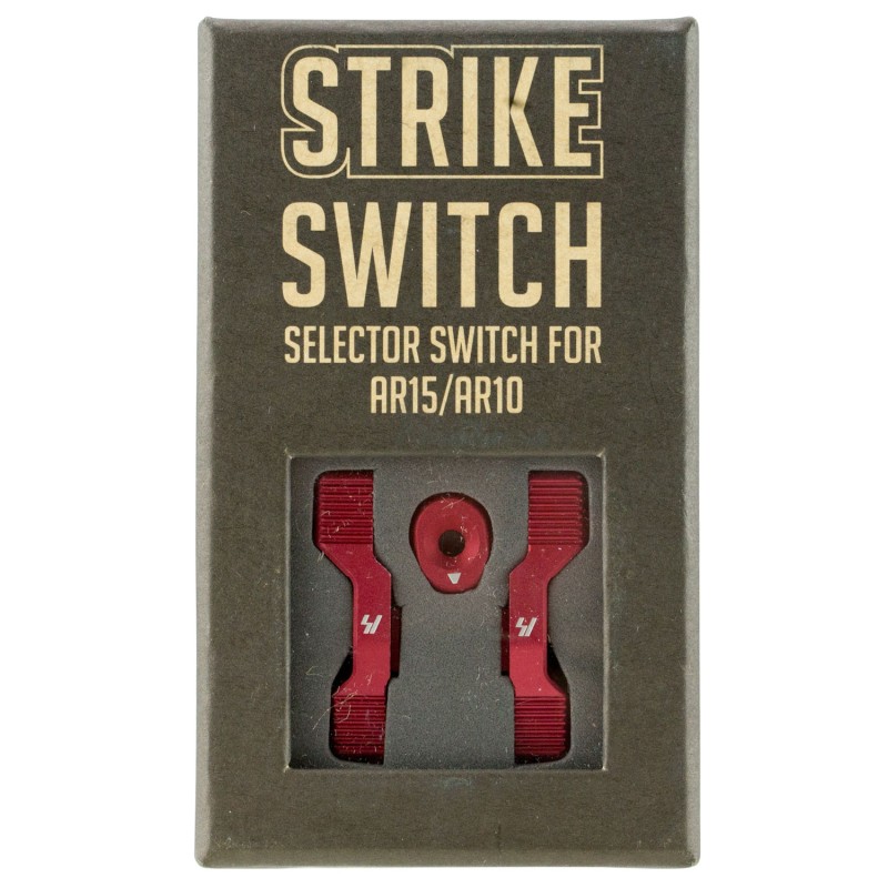 Strike ARSSSRED Strike Switch 6090 Degree Red Aluminum ARPlatform Ambidextrous