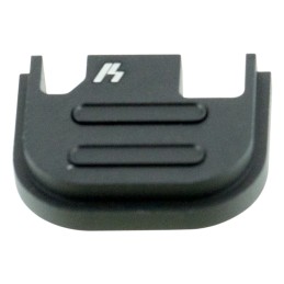 Strike Industries GSPV2BK V2 Slide Cover Plate Compatible wGlock Gen14 Black Anodized Aluminum