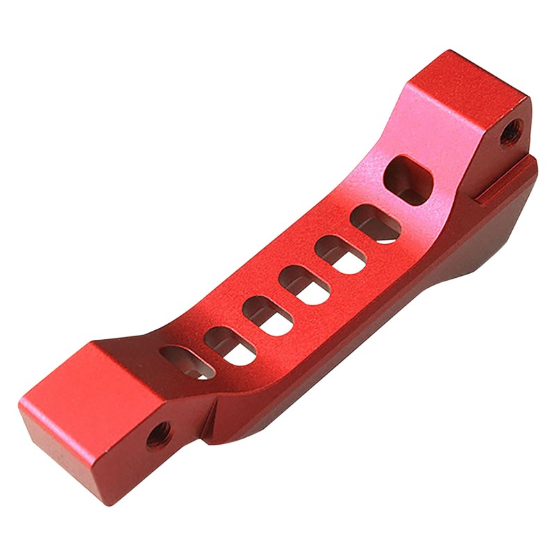 Strike Industries BTGFANGRED Fang Billet Aluminum Red Aluminum For ARPlatform