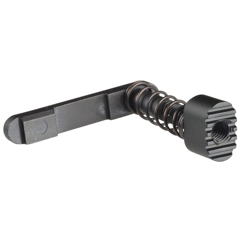 Strike Industries ARSMCBLK Magazine Catch  made of Steel with 6061T6 Aluminum Release Button  Black Finish for ARPlatform