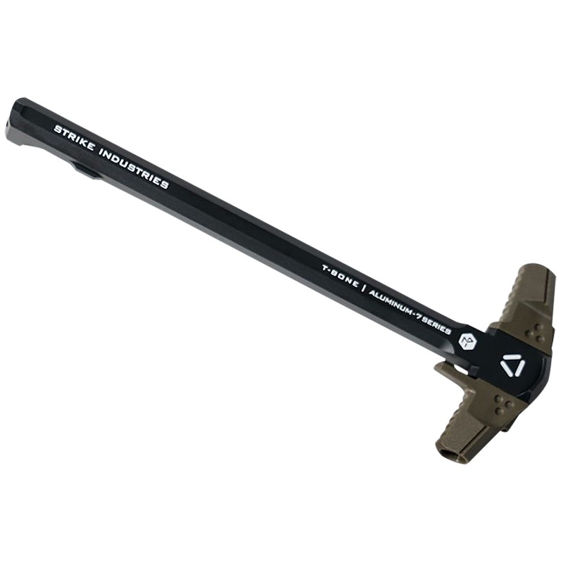 Strike Industries ARTBCH223BKOD TBone Charging Handle .2235.56x45mm Nato OD Green Polymer Handles Aluminum Shaft for AR15