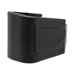 Strike Industries EMPG19 Enhanced Magazine Plate  5 9mm Luger Compatible wGlock 19 Black Polymer