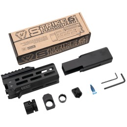 Strike Industries CEVOHG6BK Strike  6 MLok Black Aluminum with Faux Suppressor for CZ Scorpion EVO 7.72 Barrel Length