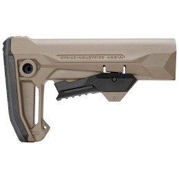 Strike Industries STRIKEESMOD2FDE MOD2 Rifle Stock FDE Polymer Compatible w AR Style Buffer Tubes