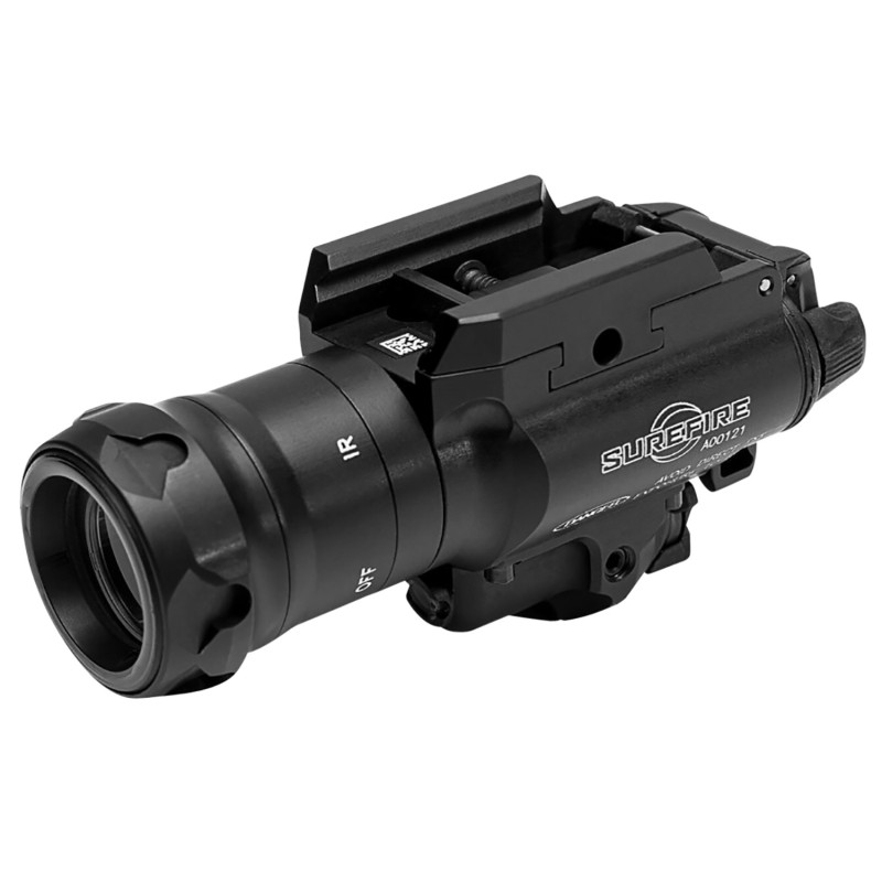 SureFire X400VHBIRC X400VH MasterFire Black Anodized 350 Lumens White LEDInfrared LaserInfrared Illuminator