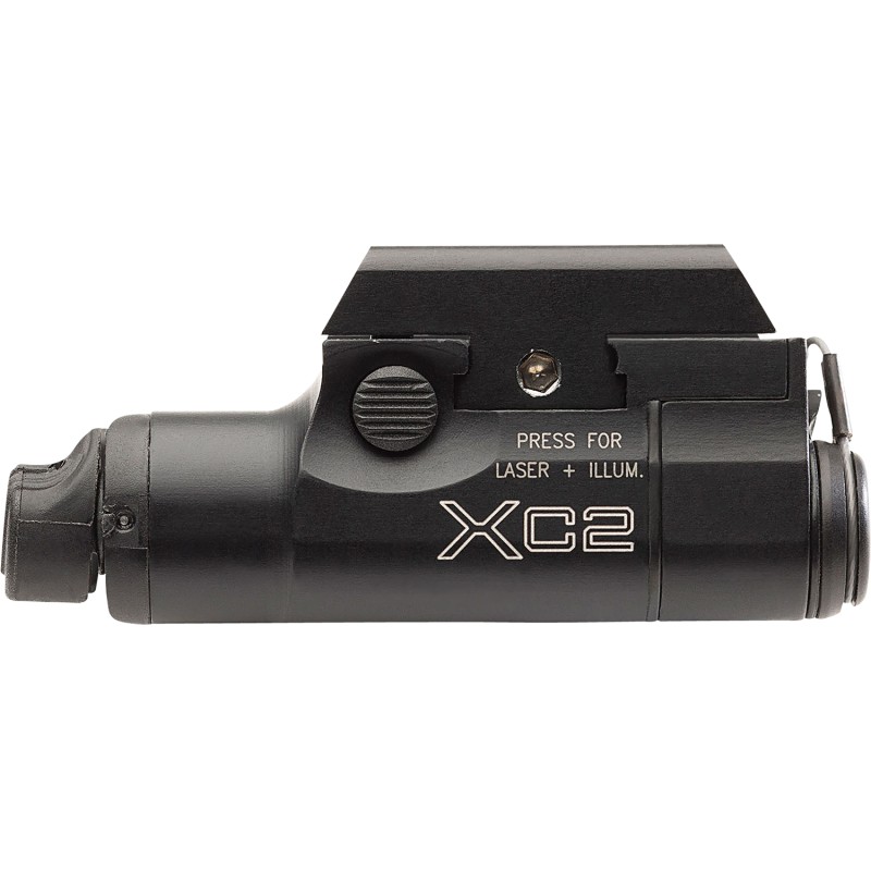 SureFire XC2BRD XC2B Ultra Compact Black Anodized 300 Lumens White LEDRed Laser