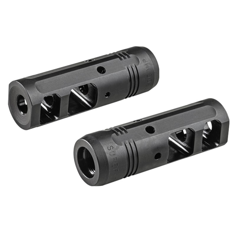 SureFire PROCOMP762 ProComp Muzzle Brake Black Nitride Steel with 5824 tpi Threads  2.70 OAL for 7.62mm AR10