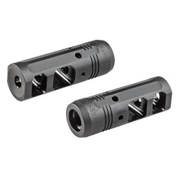 SureFire PROCOMP556 ProComp Muzzle Brake Black Nitride Steel with 1228 tpi Threads  2.50 OAL for 5.56x45mm NATO M16 M4